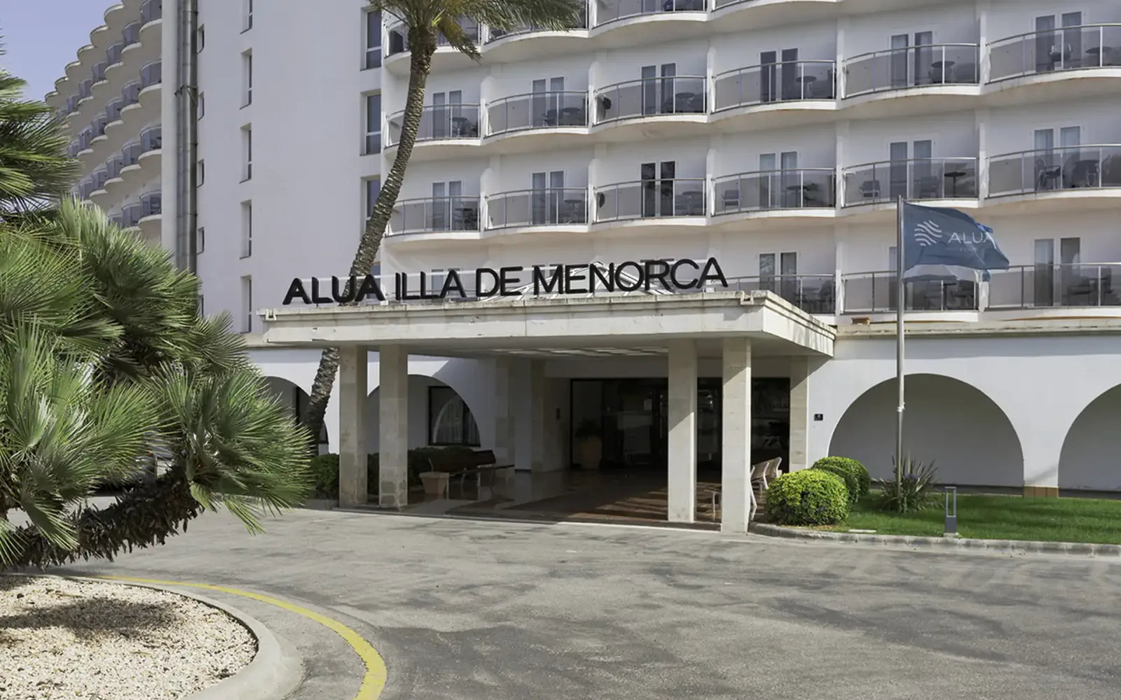 Alua Illa de Menorca in S’Algar, Menorca, resort detail.