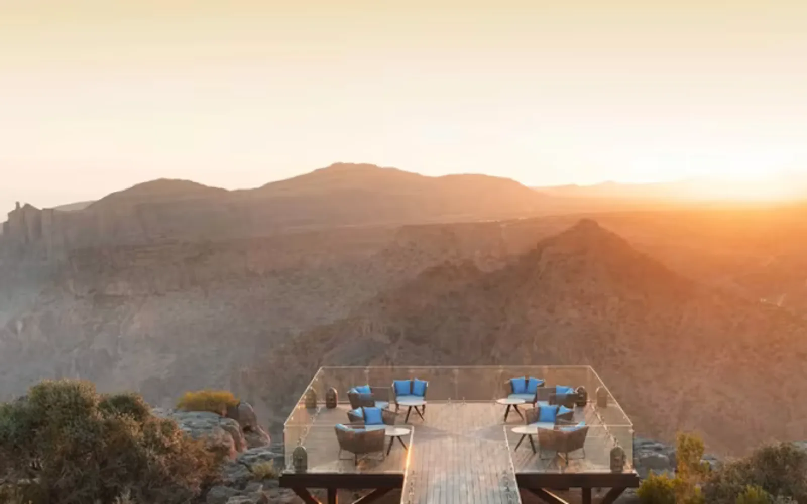 Anantara Al Jabal Al Akhdar Resort in Jabal Akhdar, official property photography.