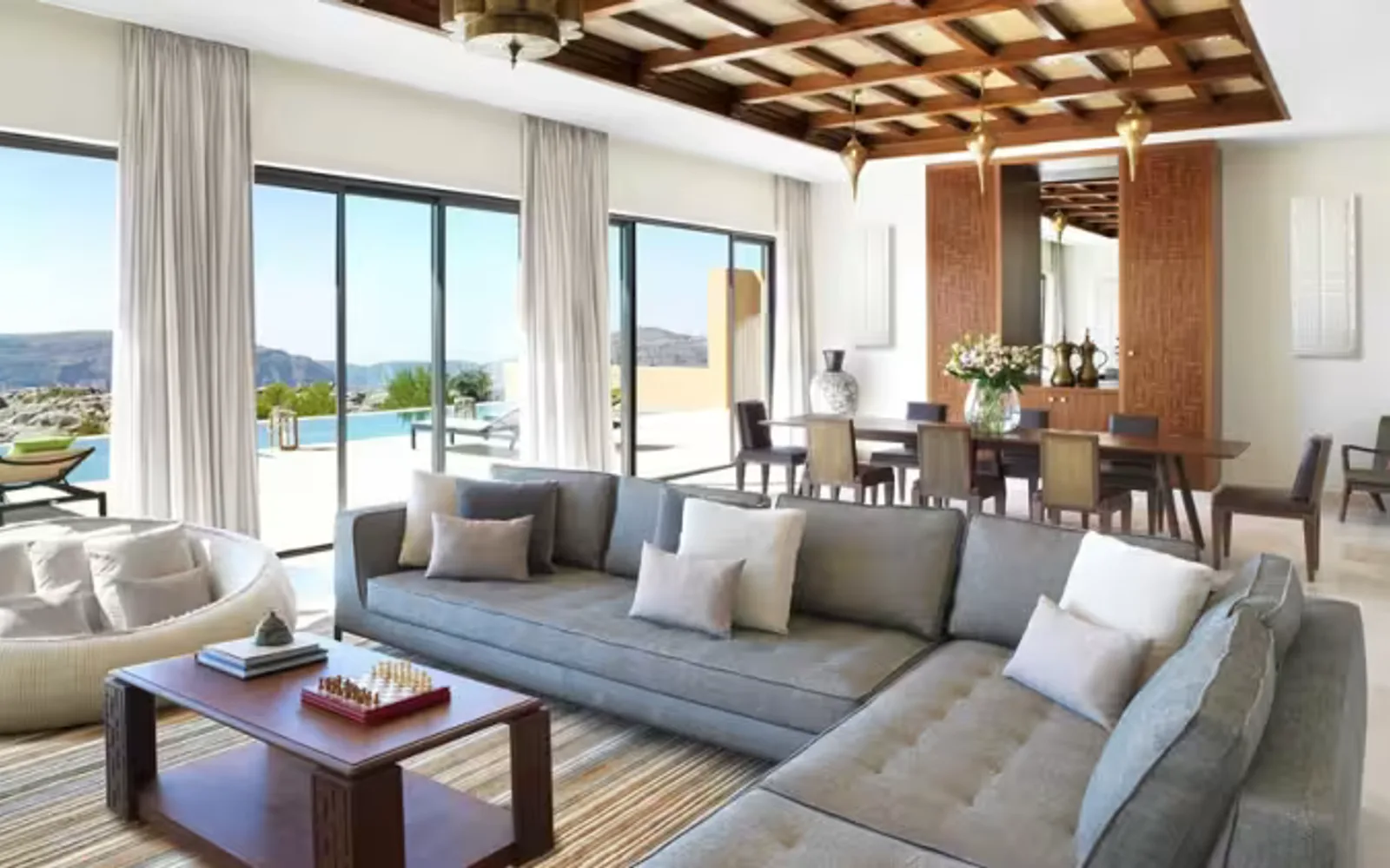Anantara Al Jabal Al Akhdar Resort in Jabal Akhdar, official property photography.