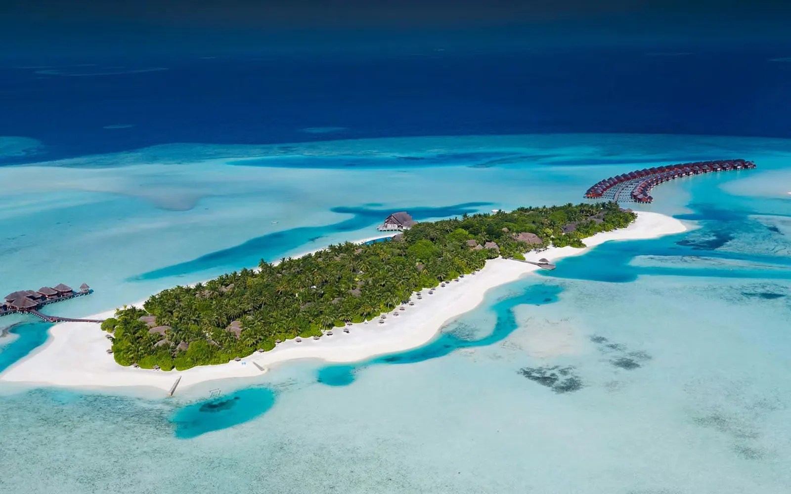 Anantara Dhigu Maldives Resort in South Malé Atoll, official property photography.