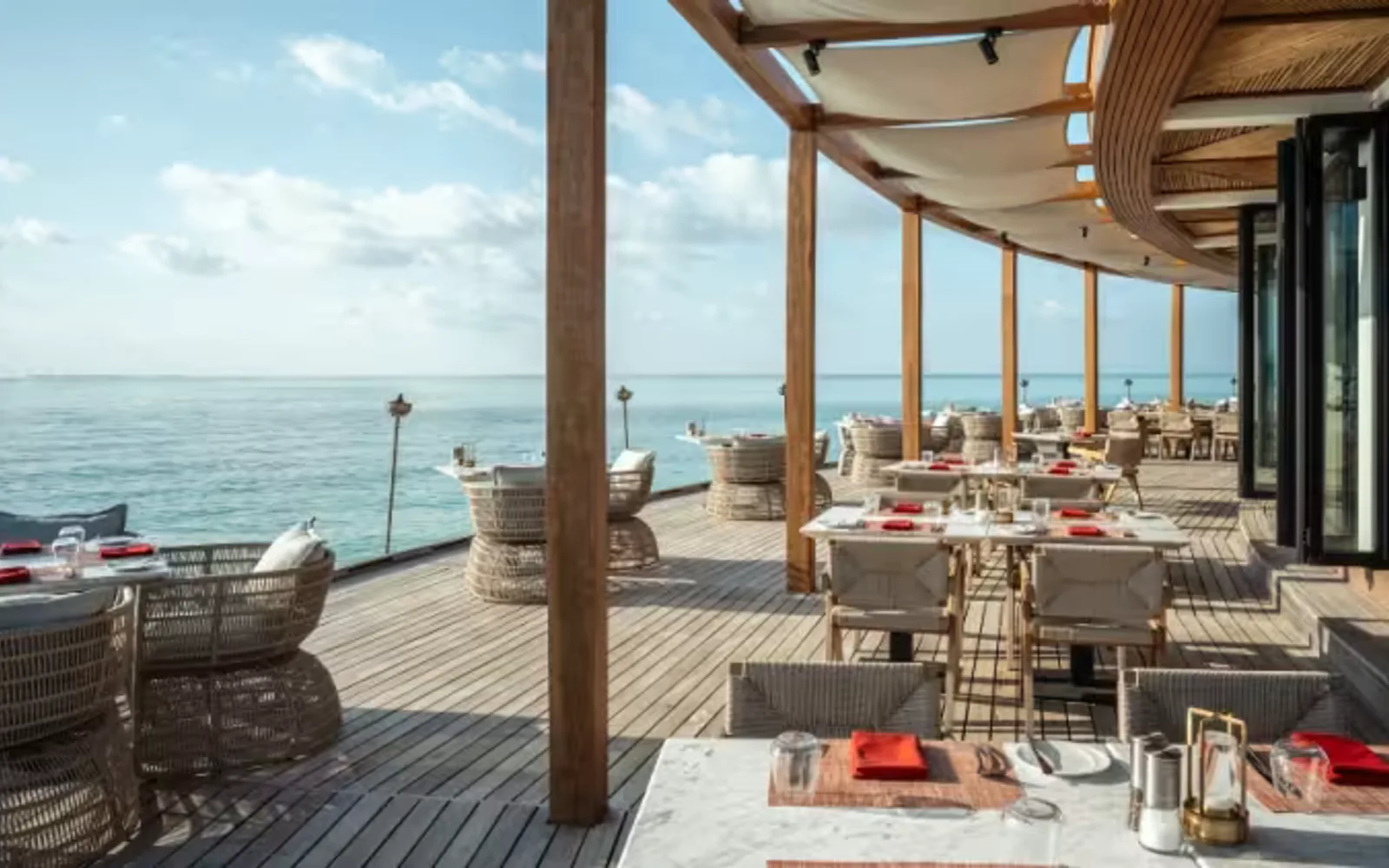 Anantara Dhigu Maldives Resort in South Malé Atoll, official property photography.