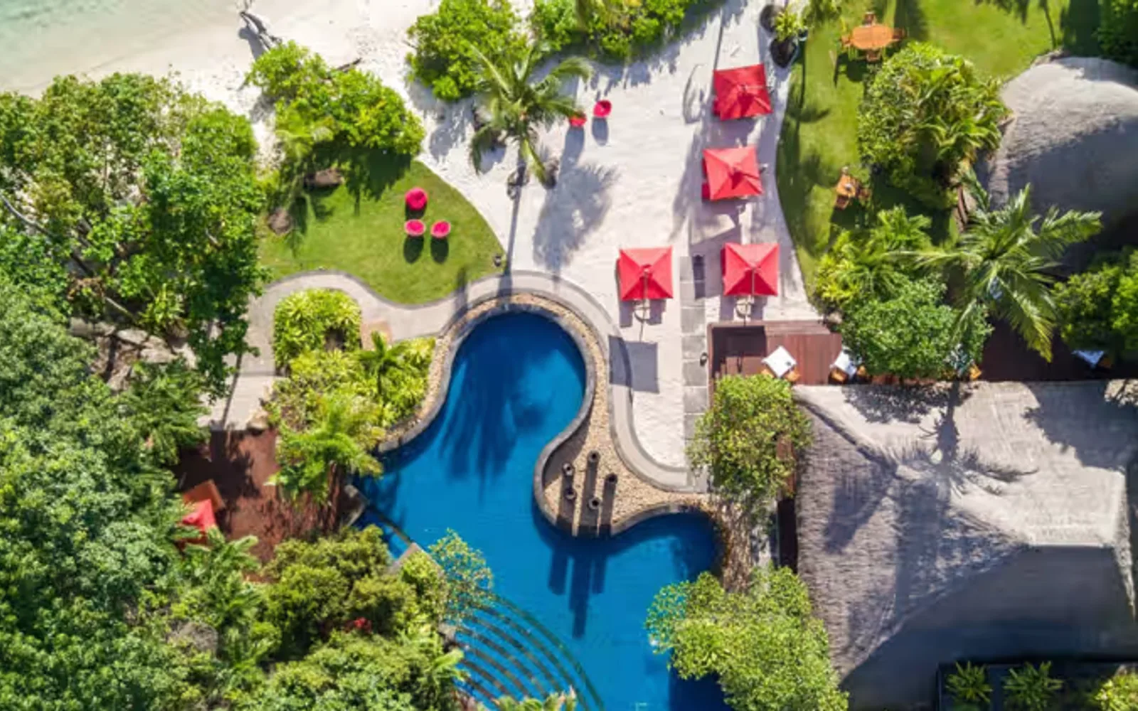 Anantara Maia Seychelles Villas in Anse Louis, Mahé, official property photography.