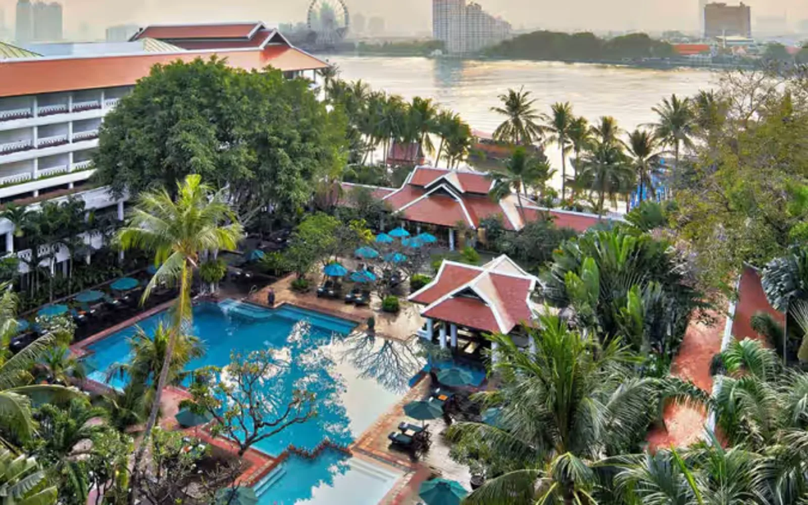 Anantara Riverside Bangkok Resort in Bangkok, official property photography.
