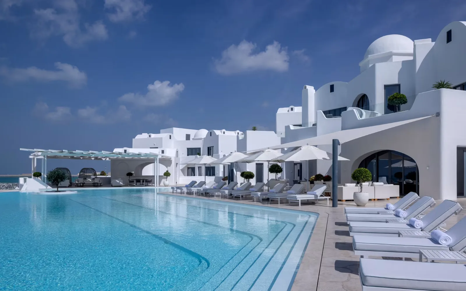 Anantara Santorini Abu Dhabi Retreat in Abu Dhabi, official property photography.