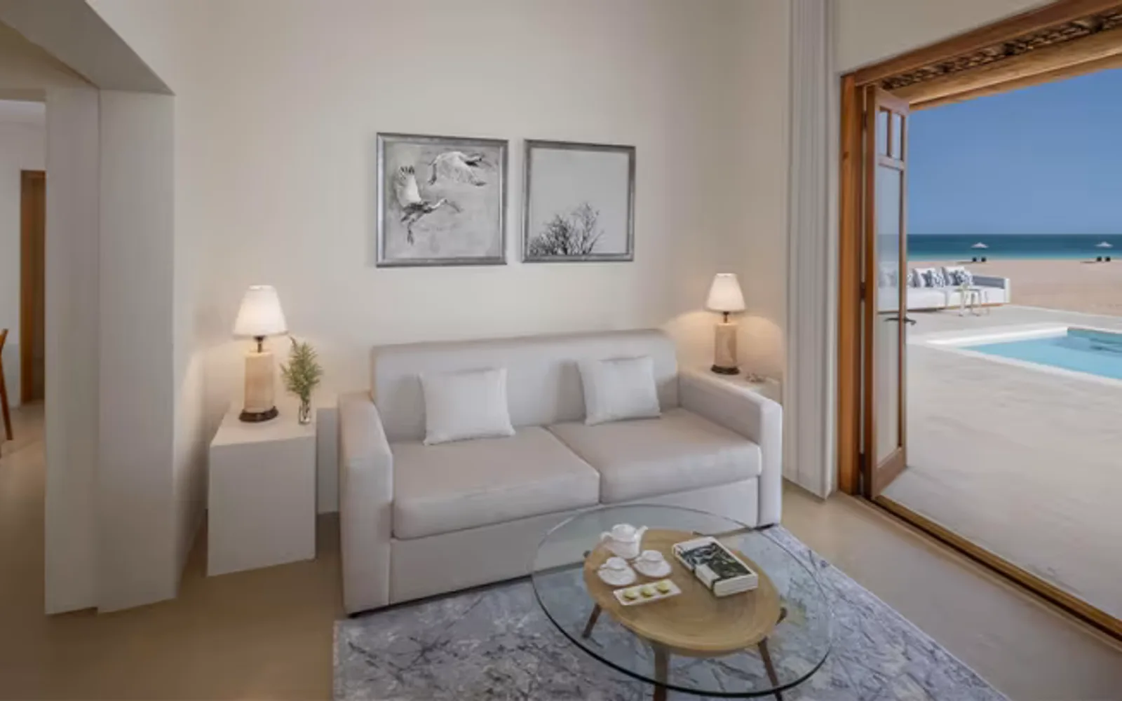 Anantara Sir Bani Yas Island Al Yamm Villa Resort in Sir Bani Yas Island, official property photography.