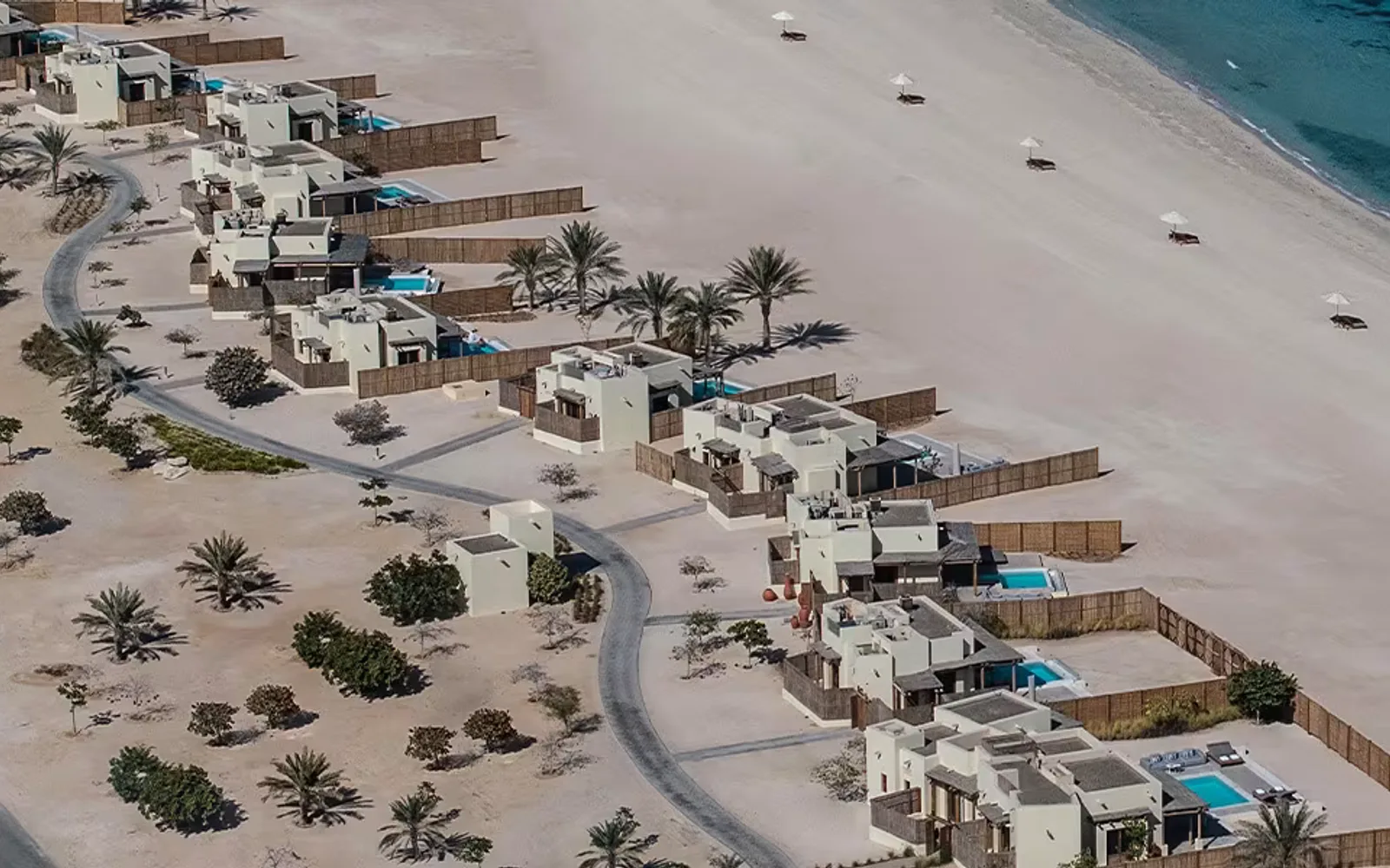 Anantara Sir Bani Yas Island Al Yamm Villa Resort in Sir Bani Yas Island, official property photography.