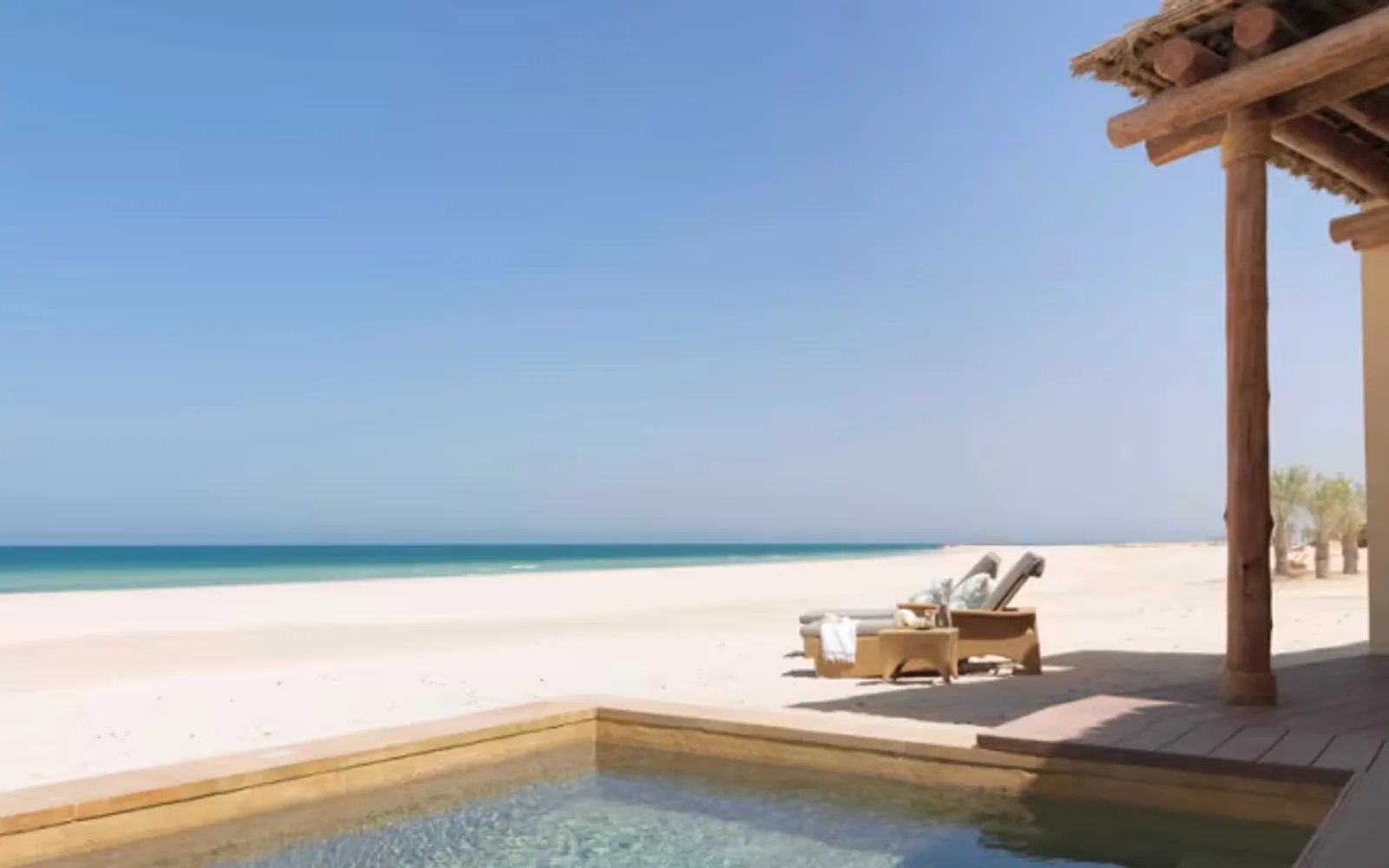 Anantara Sir Bani Yas Island Al Yamm Villa Resort in Sir Bani Yas Island, official property photography.