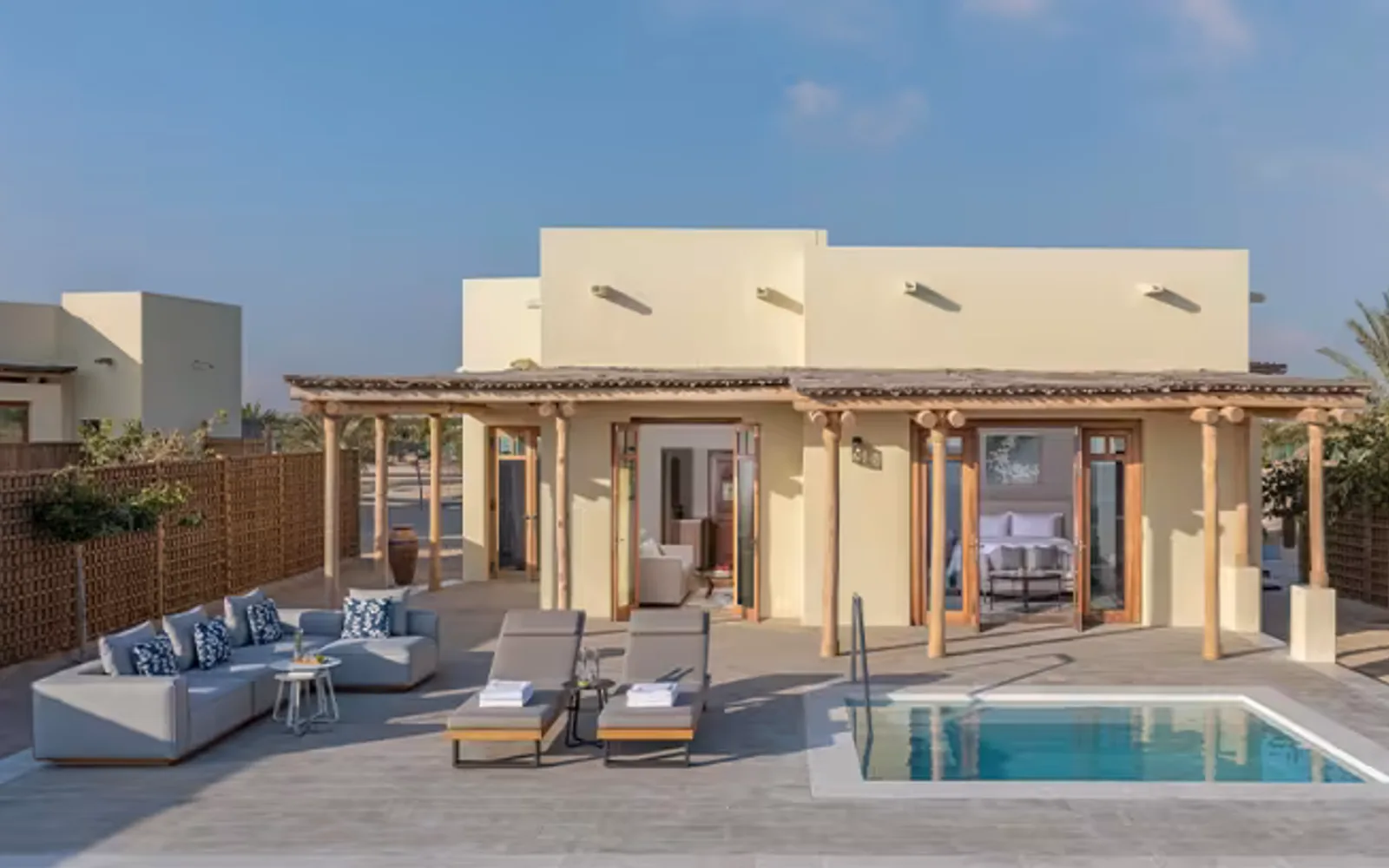 Anantara Sir Bani Yas Island Al Yamm Villa Resort in Sir Bani Yas Island, official property photography.