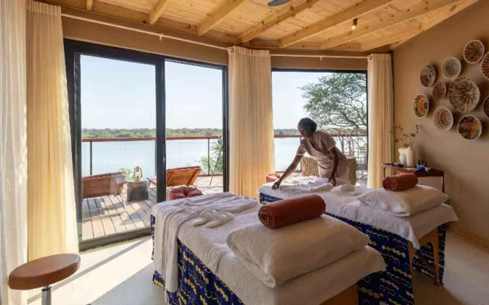 Anantara Tented Camp Kafue River in Kafue National Park, official property photography.