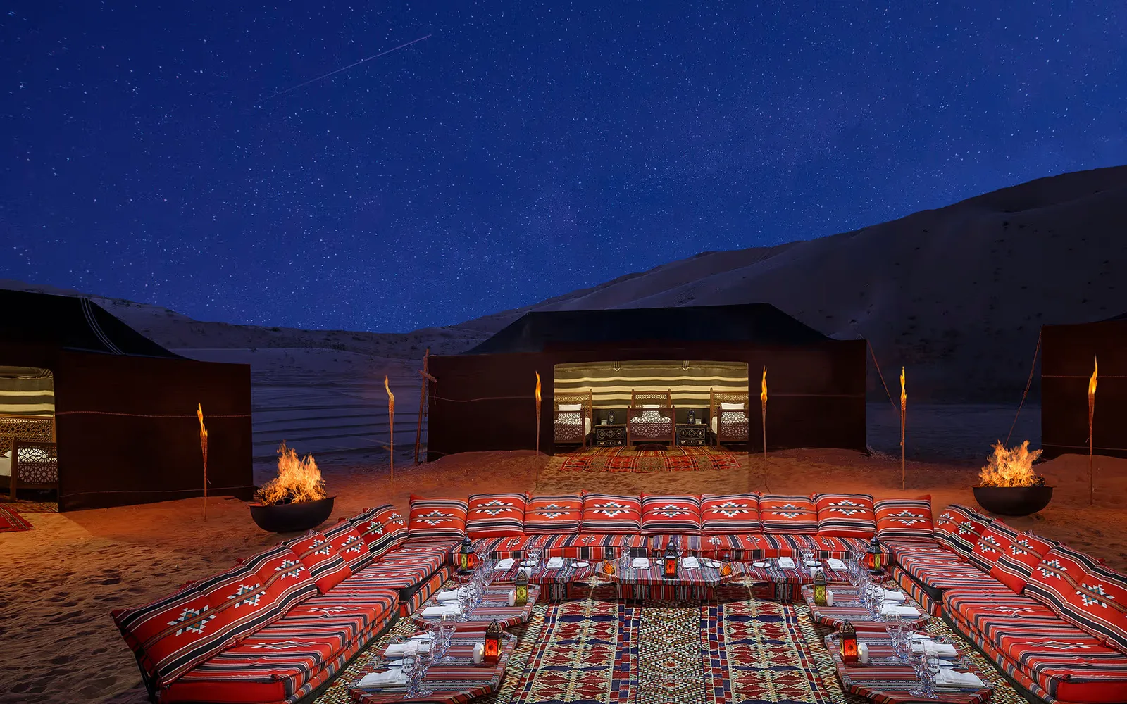 Qasr Al Sarab Desert Resort by Anantara in Liwa Desert, Abu Dhabi, official property photography.