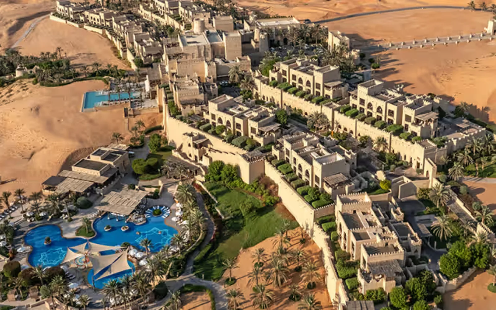 Qasr Al Sarab Desert Resort by Anantara in Liwa Desert, Abu Dhabi, official property photography.