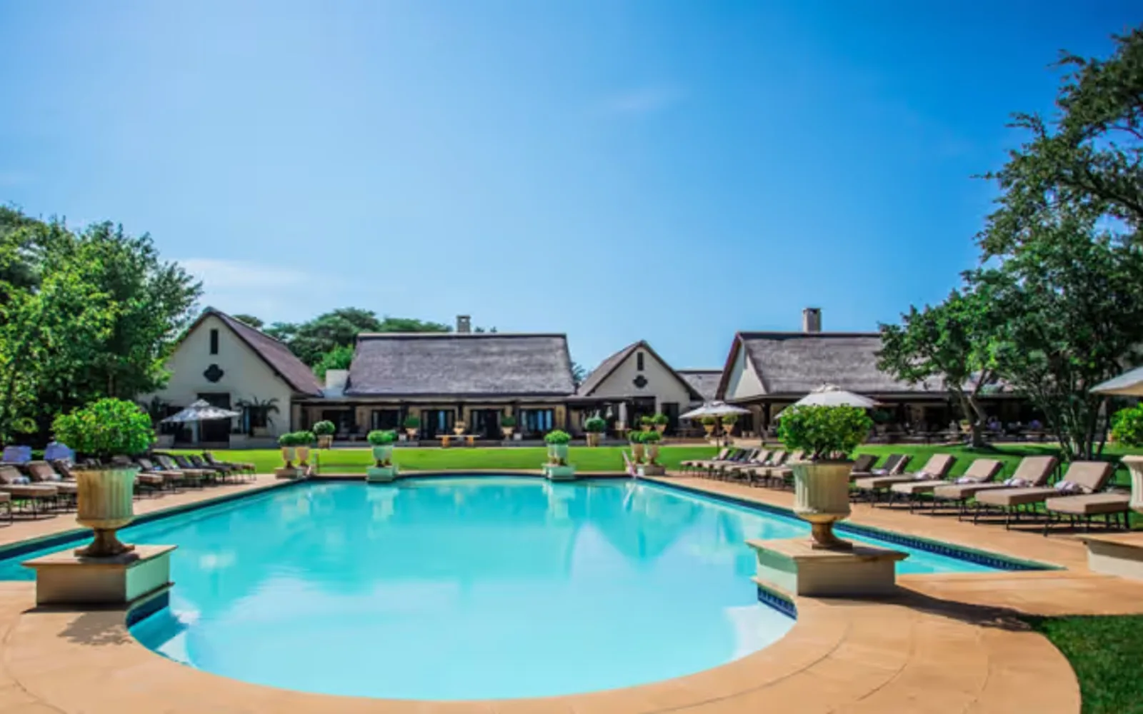 The Royal Livingstone Victoria Falls Zambia Hotel by Anantara in Livingstone, official property photography.