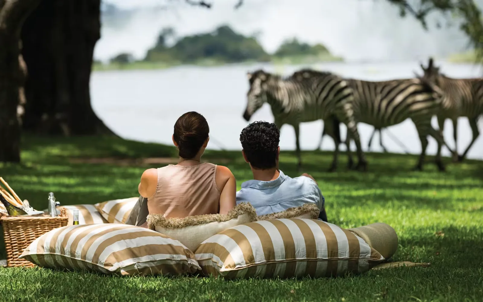 The Royal Livingstone Victoria Falls Zambia Hotel by Anantara in Livingstone, official property photography.