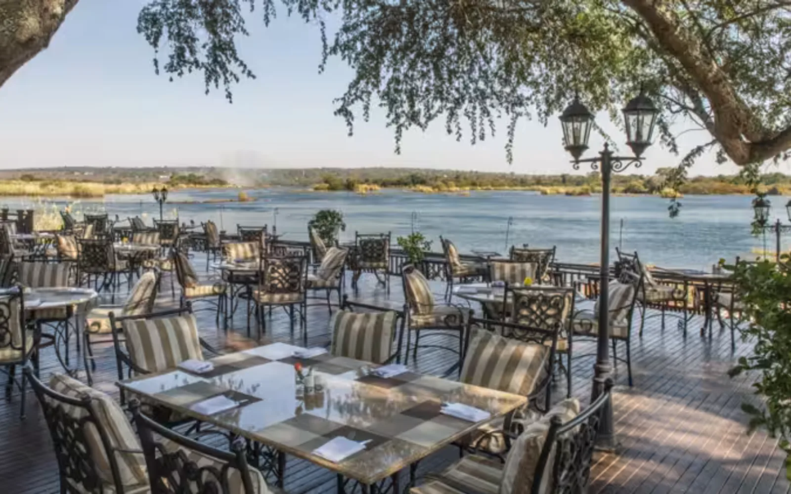 The Royal Livingstone Victoria Falls Zambia Hotel by Anantara in Livingstone, official property photography.