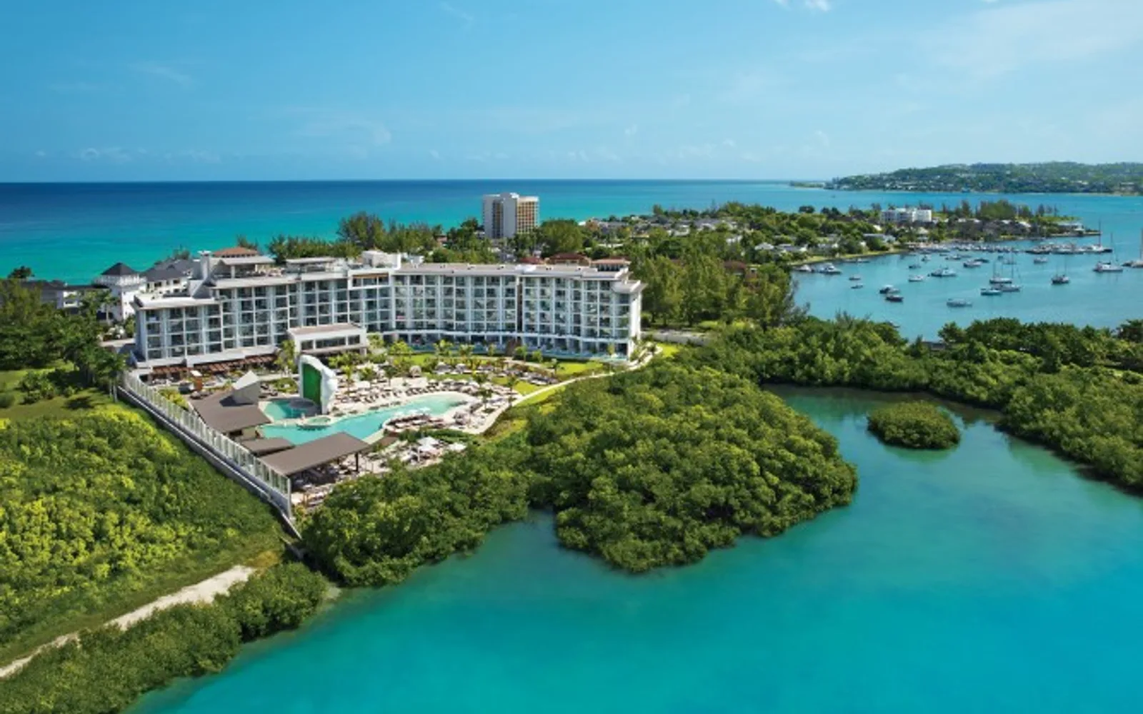 Breathless Montego Bay Resort & Spa in Montego Bay, resort detail.