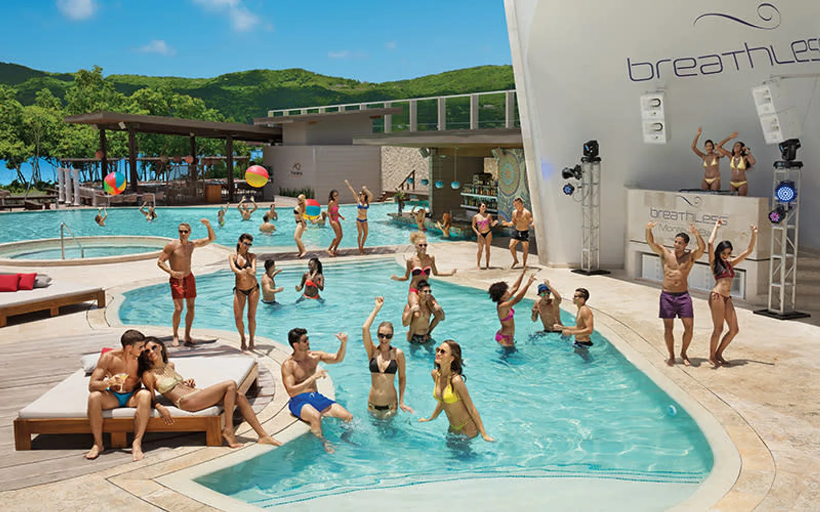 Breathless Montego Bay Resort & Spa in Montego Bay, resort detail.