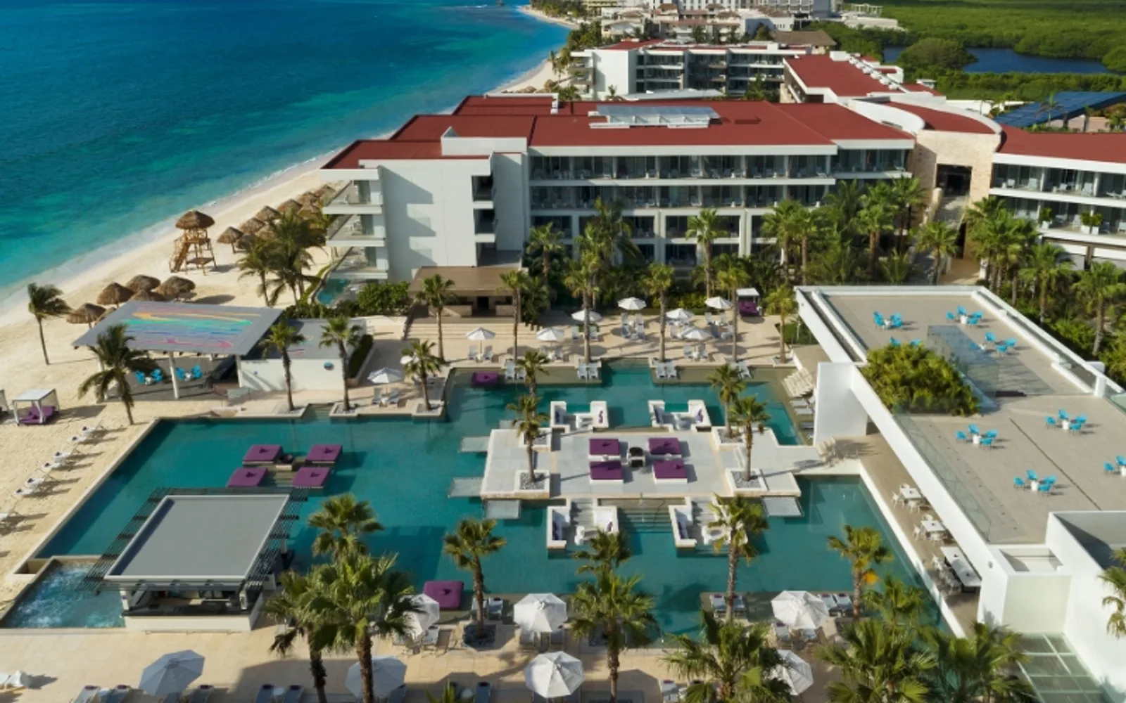 Breathless Riviera Cancun Resort & Spa in Riviera Maya, Cancun, resort detail.