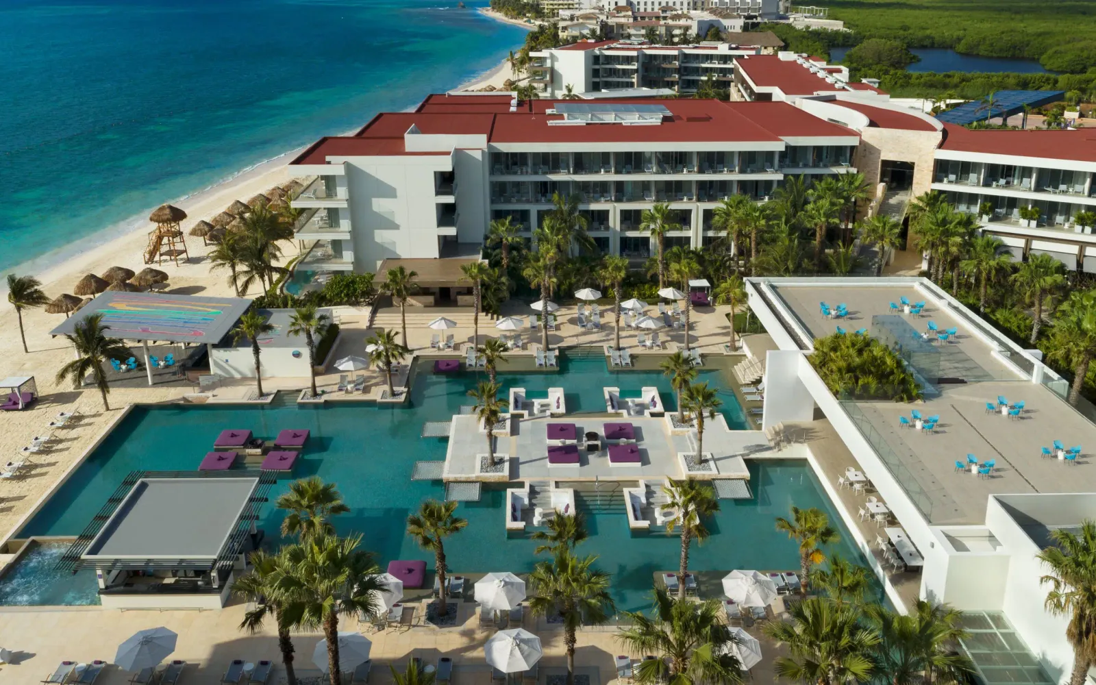 Breathless Riviera Cancun Resort & Spa in Riviera Maya, Cancun, resort detail.