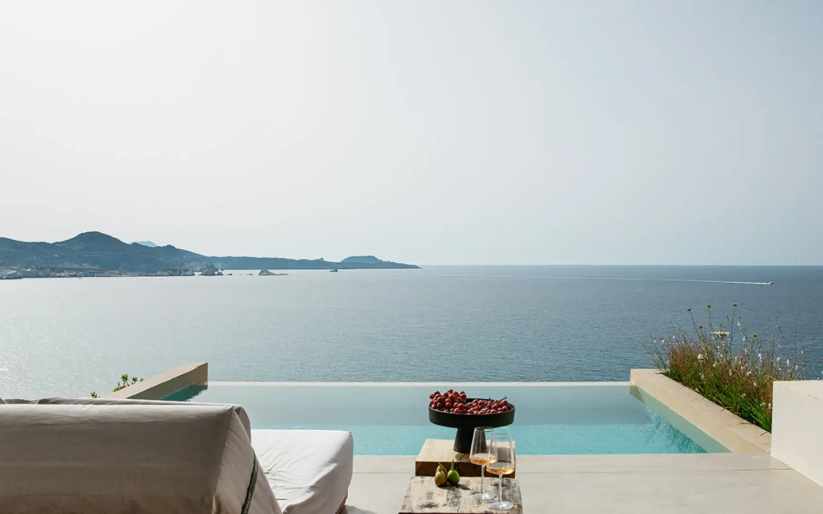 Domes White Coast Milos in Mytakas, Milos, official property photography.