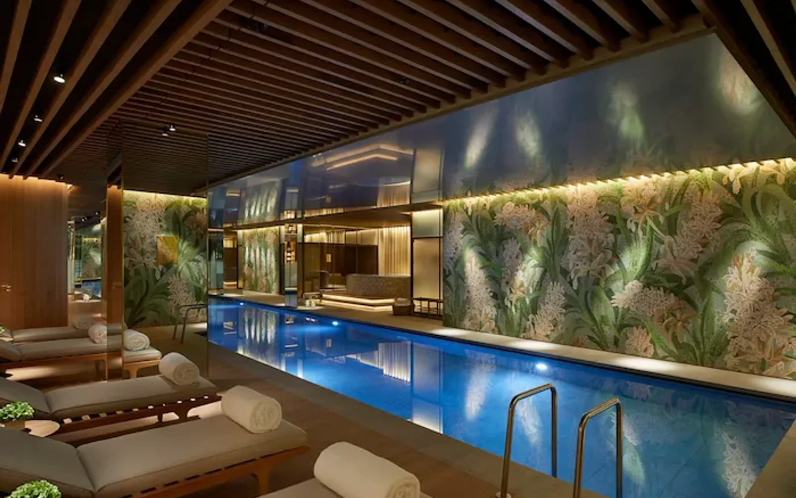The Swimming pool in The Spa at Mayfair Park Residences, London