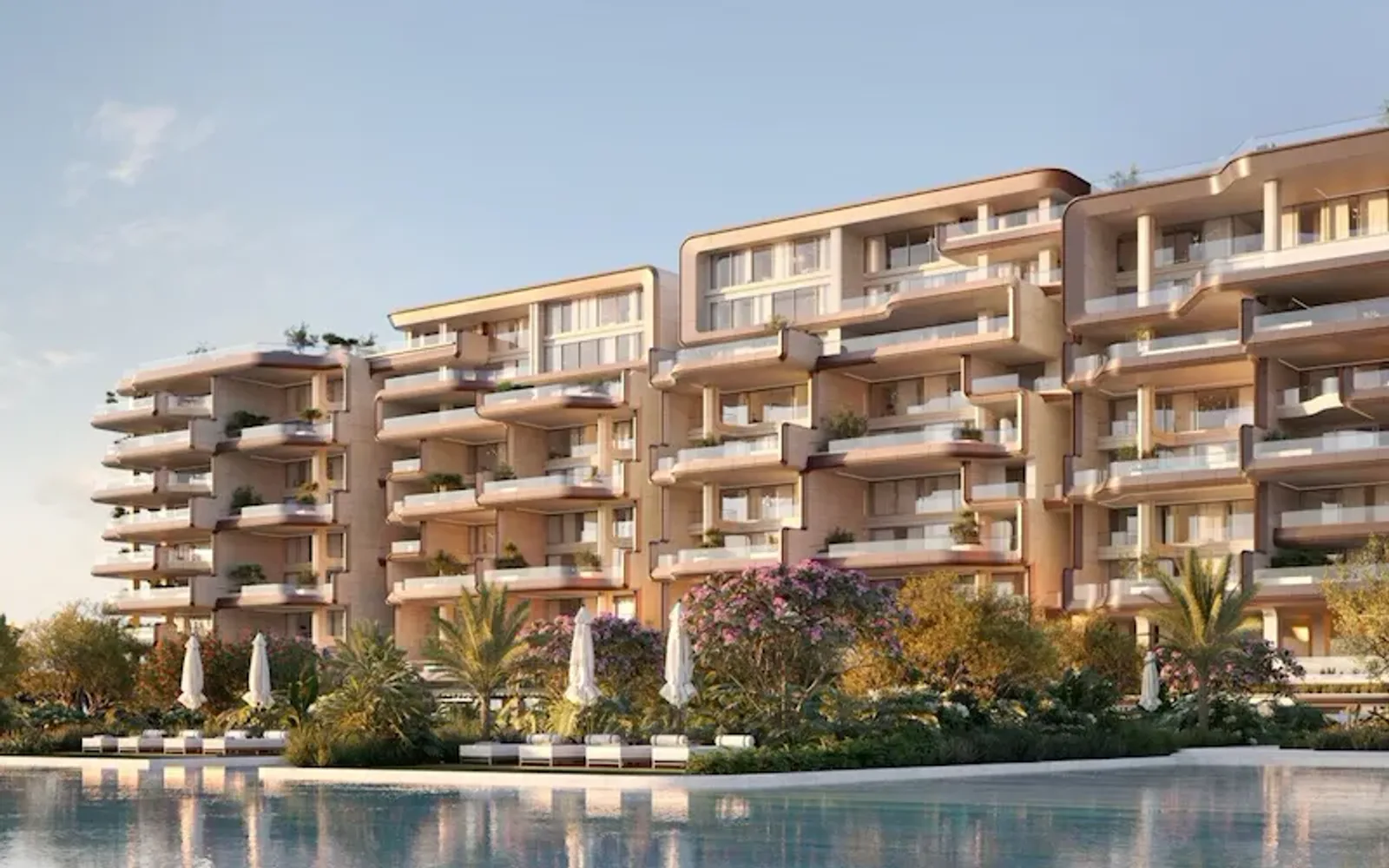 Render of The Alba residences, Dubai