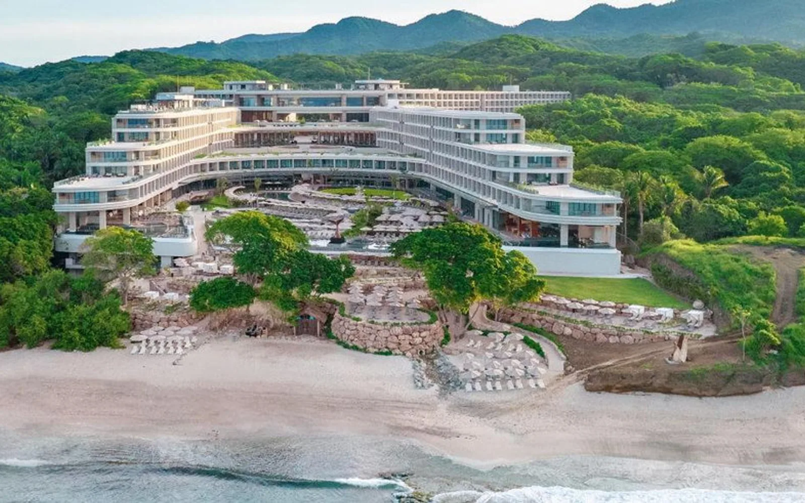 Dreams Bahia Mita Surf & Spa Resort in Bahía de Banderas, Riviera Nayarit, resort detail.