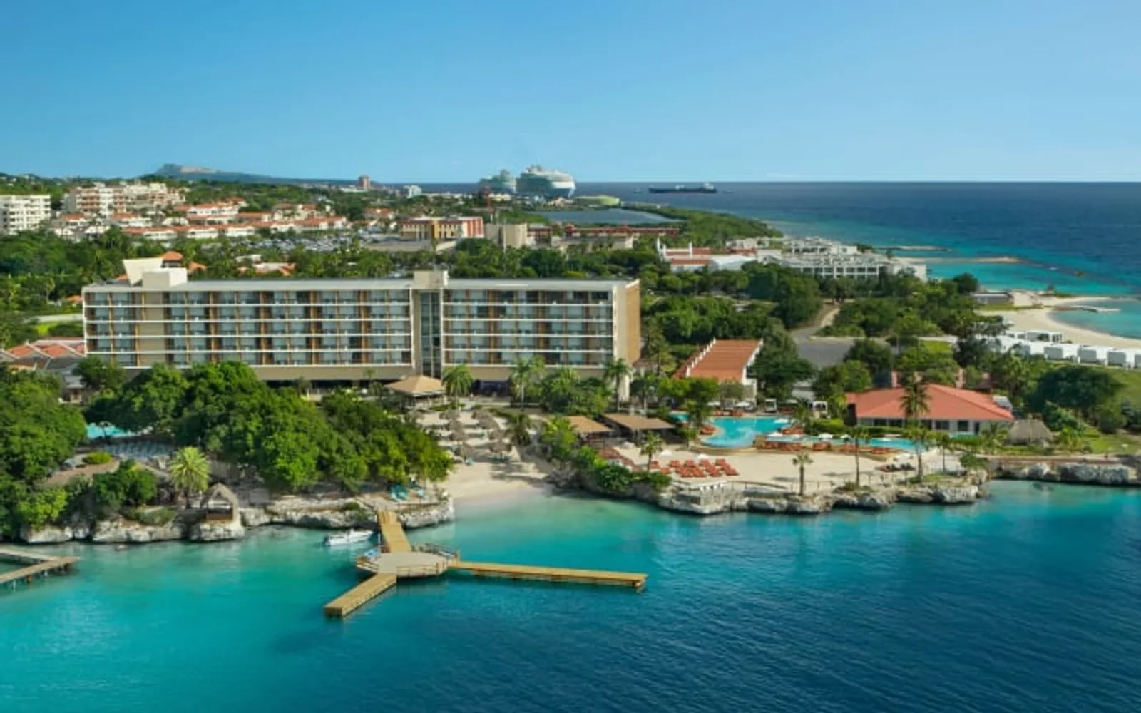 Dreams Curaçao Resort, Spa & Casino in Piscadera Bay, Willemstad, property overview.