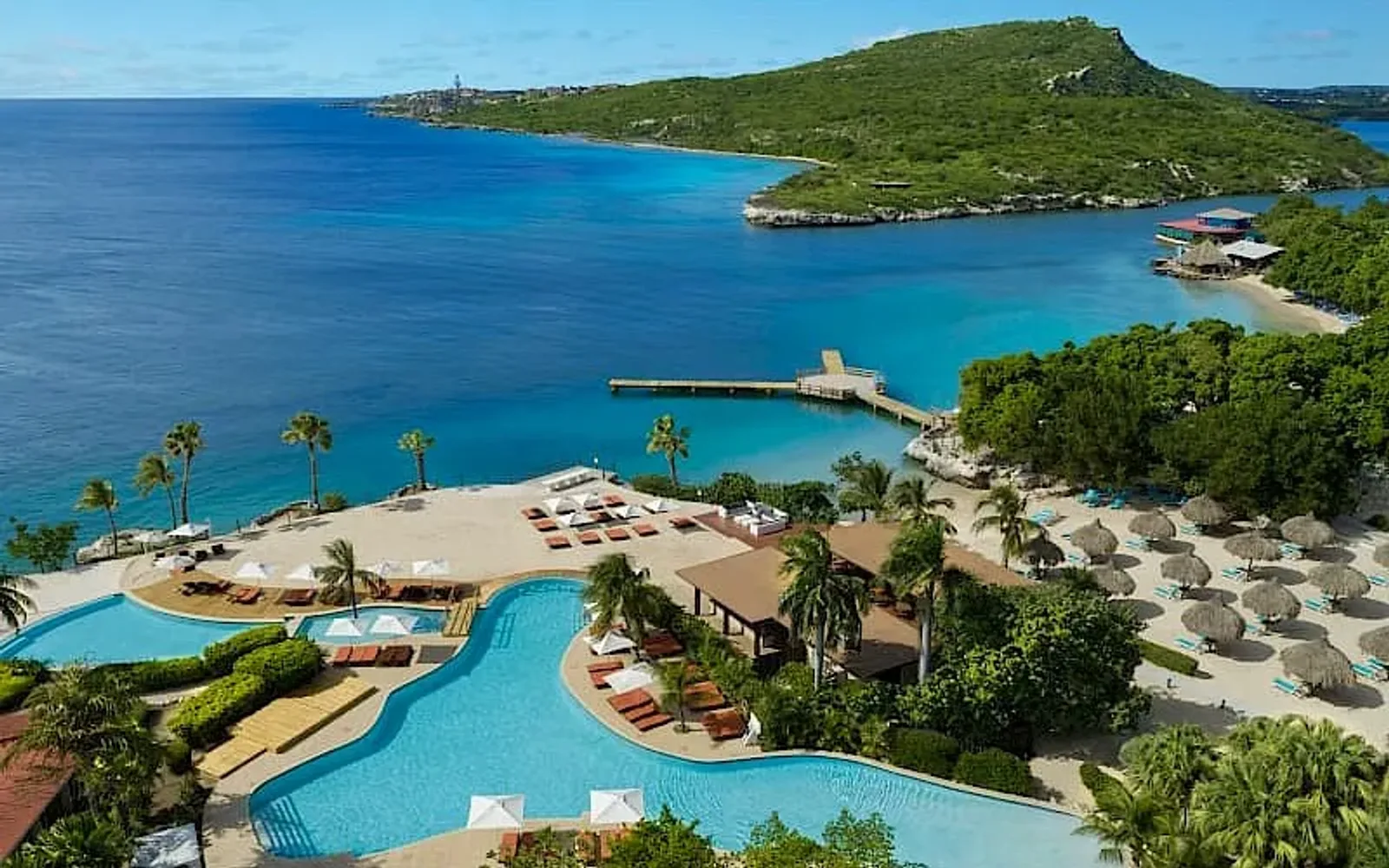 Dreams Curaçao Resort, Spa & Casino in Piscadera Bay, Willemstad, resort detail.