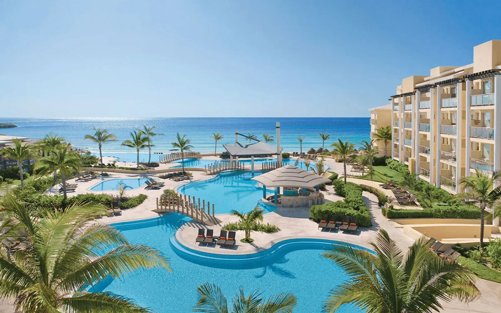 Dreams Jade Resort & Spa in Puerto Morelos, Riviera Maya, property overview.