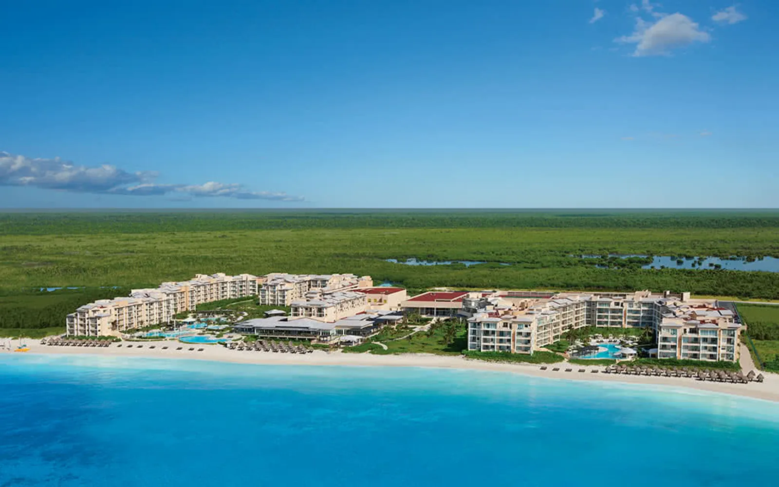 Dreams Jade Resort & Spa in Puerto Morelos, Riviera Maya, resort detail.