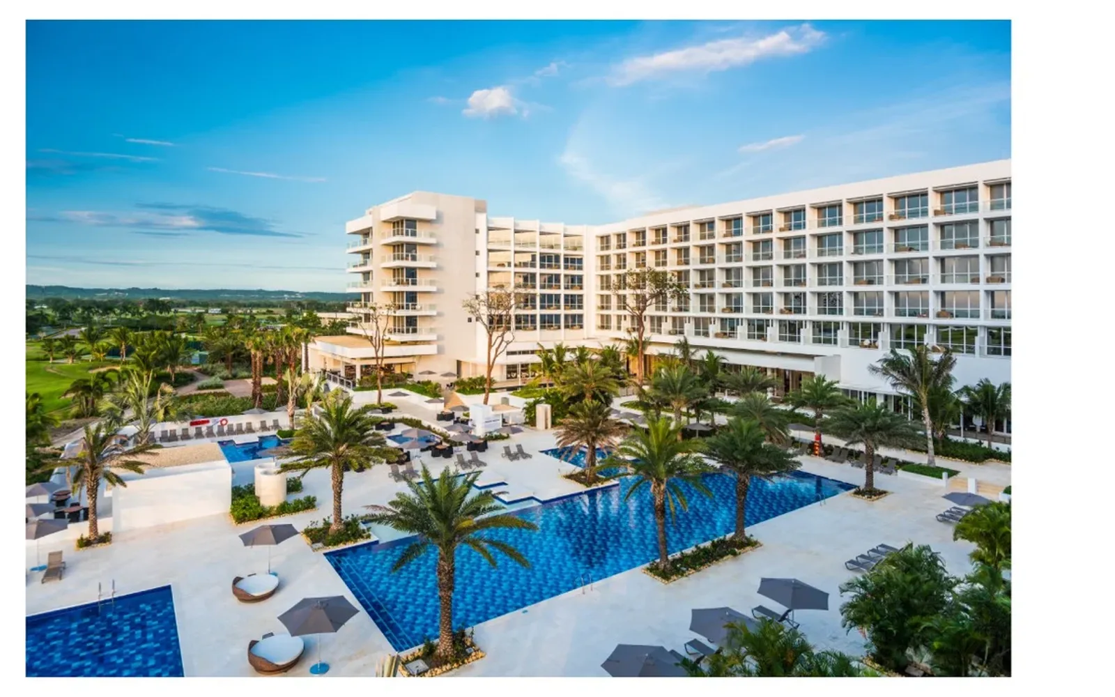 Dreams Karibana Cartagena Golf & Spa Resort in Cartagena, resort detail.