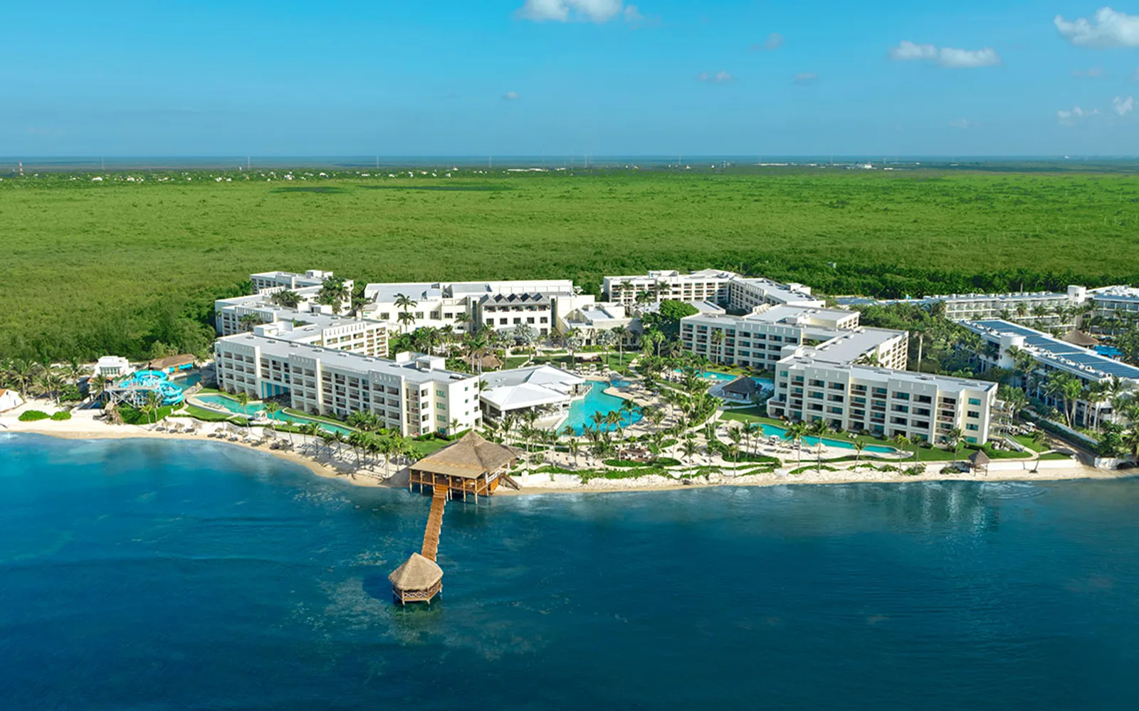 Dreams Puerto Morelos Resort & Spa in Puerto Morelos, Riviera Maya, resort detail.
