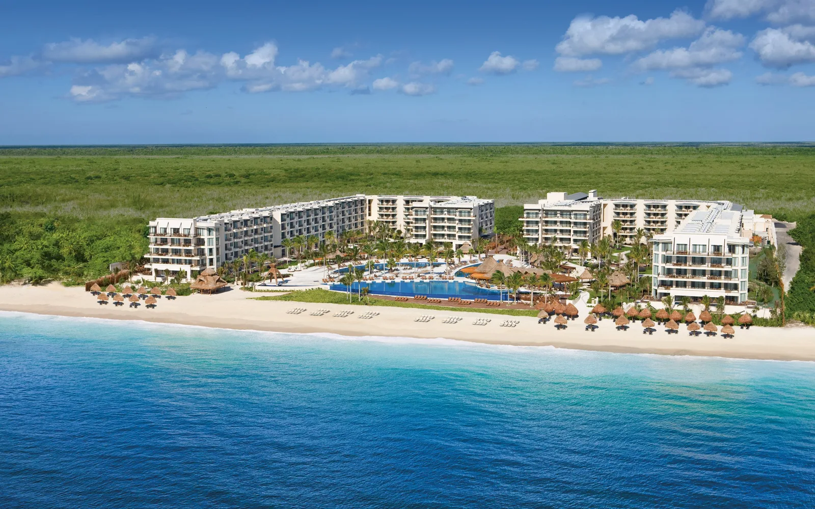 Dreams Riviera Cancun Resort & Spa in Puerto Morelos, Riviera Maya, property overview.