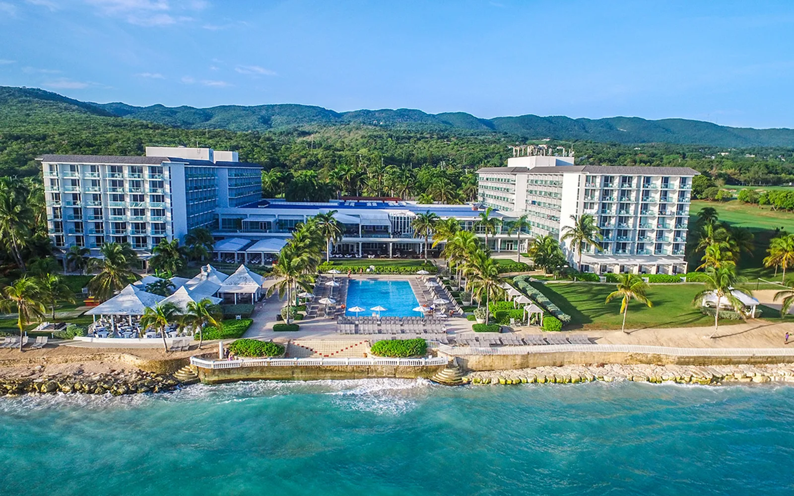 Dreams Rose Hall Resort & Spa in Rose Hall, Montego Bay, resort detail.