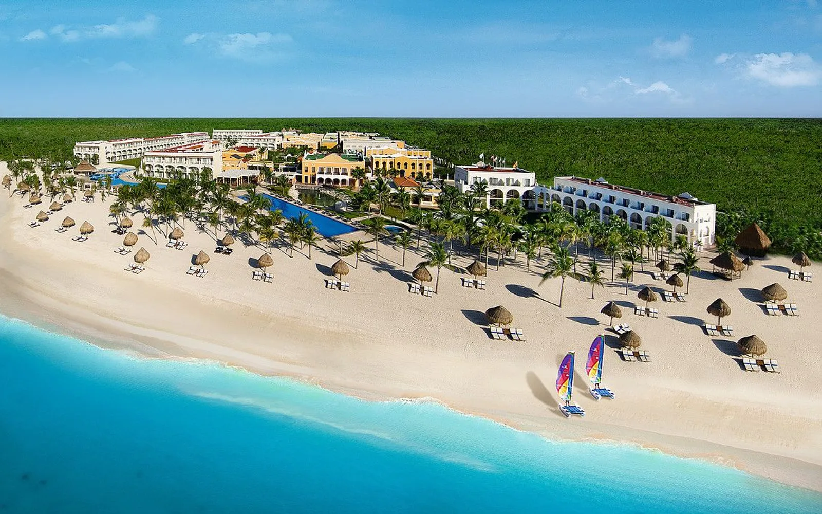 Dreams Tulum Resort & Spa in Tulum, Riviera Maya, resort detail.