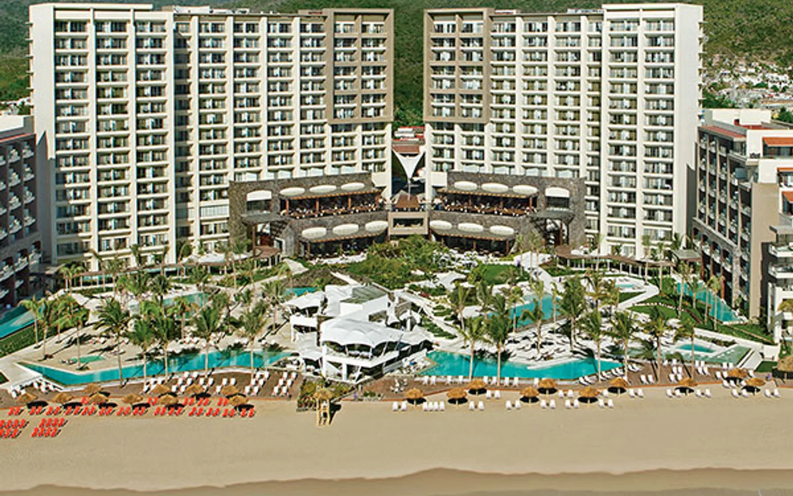 Dreams Vallarta Bay Resort & Spa in Puerto Vallarta, resort detail.