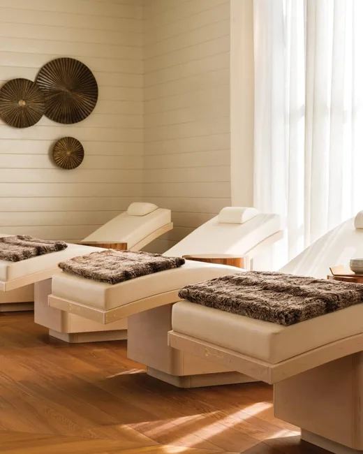 Spa relaxation loungers at Four Seasons Resort Orlando