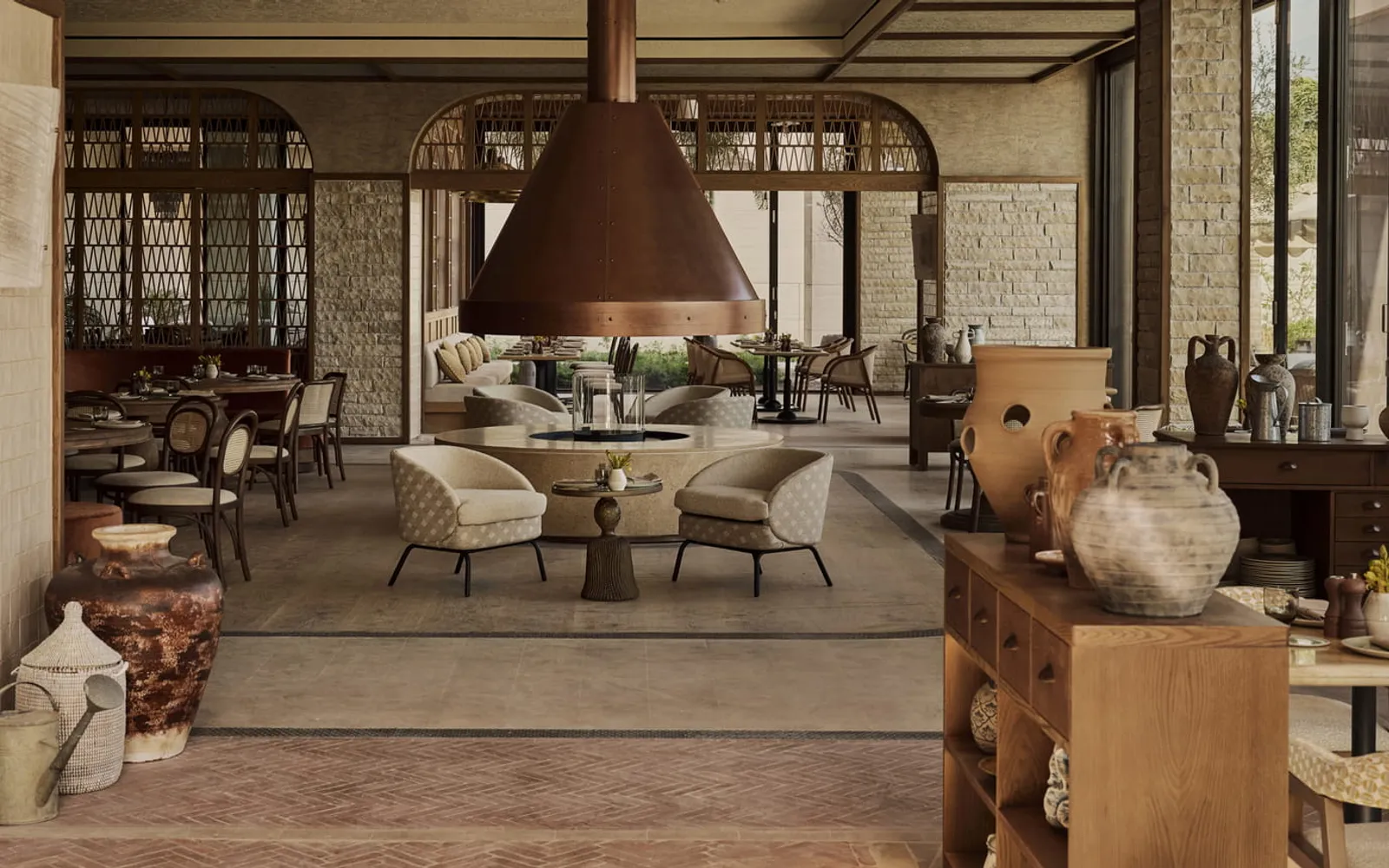 Four Seasons Resort and Residences AMAALA at Triple Bay, official Four Seasons photography for the dining section.