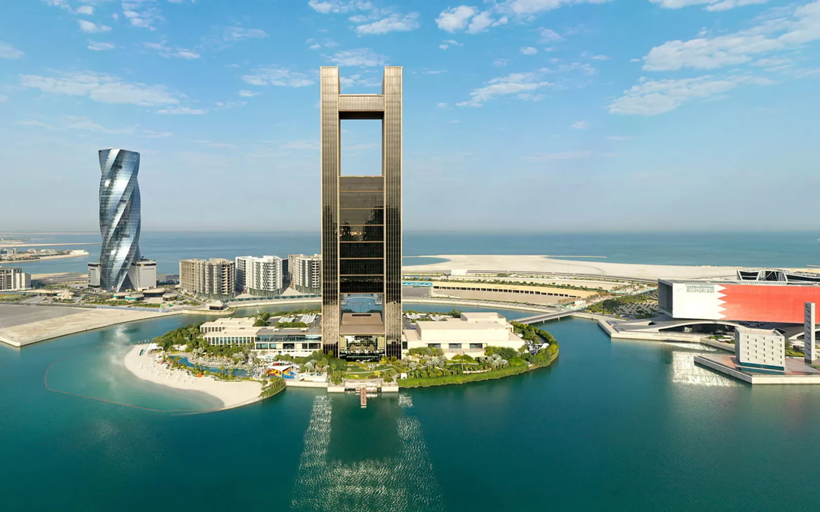 Four Seasons Hotel Bahrain Bay, official Four Seasons photography for the hero section.