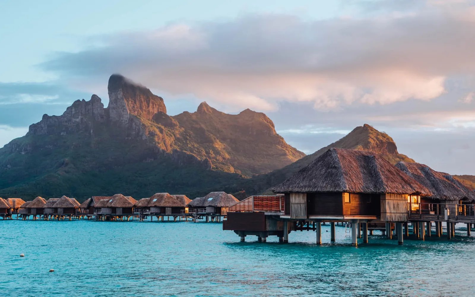 Four Seasons Resort Bora Bora, official Four Seasons photography for the overview section.