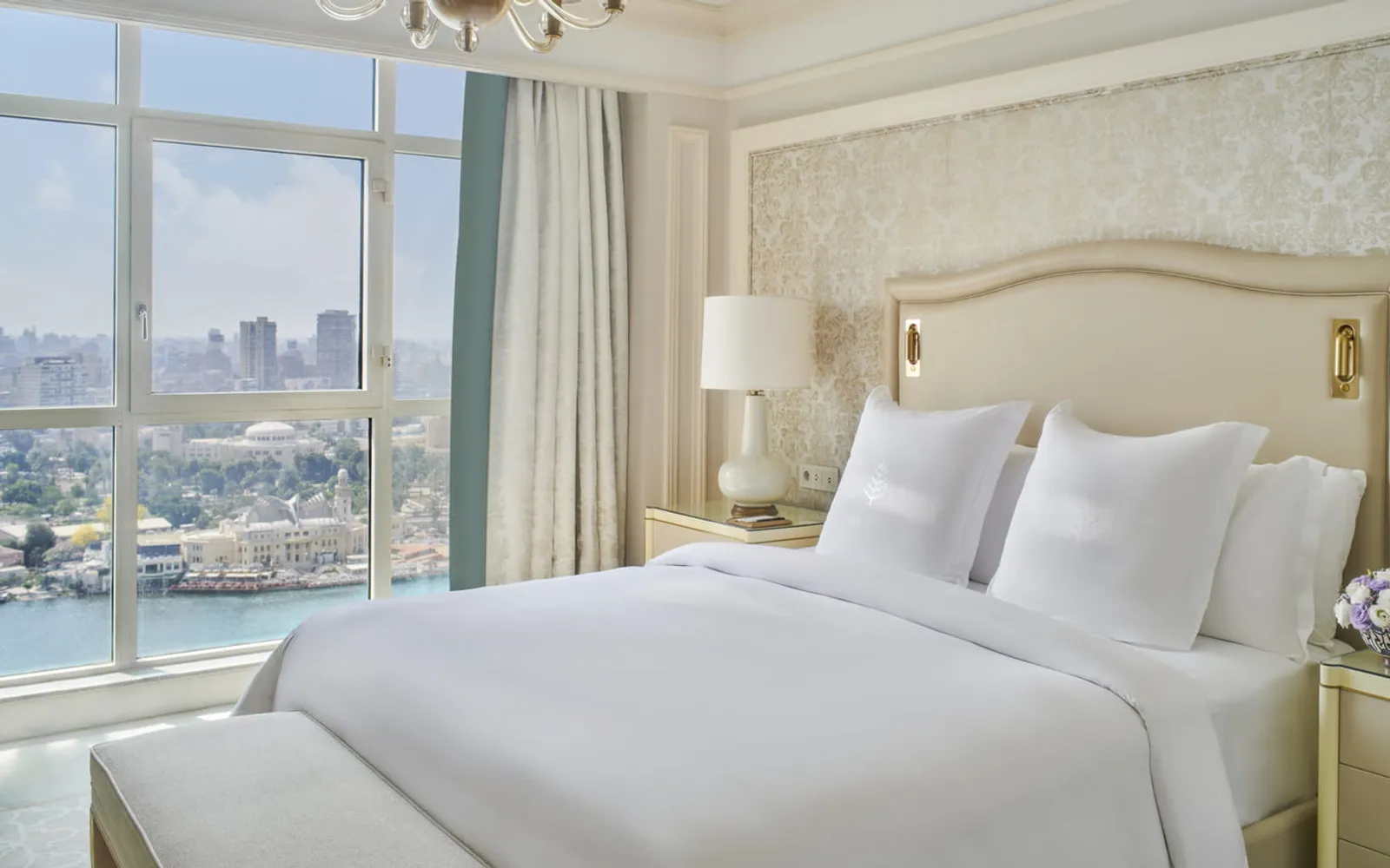Four Seasons Hotel Cairo at Nile Plaza, official Four Seasons photography for the accommodation section.