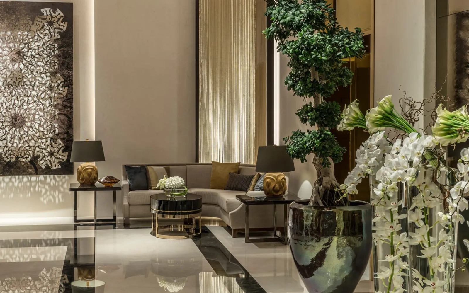 Four Seasons Hotel Dubai International Financial Centre, official Four Seasons photography for the accommodation section.