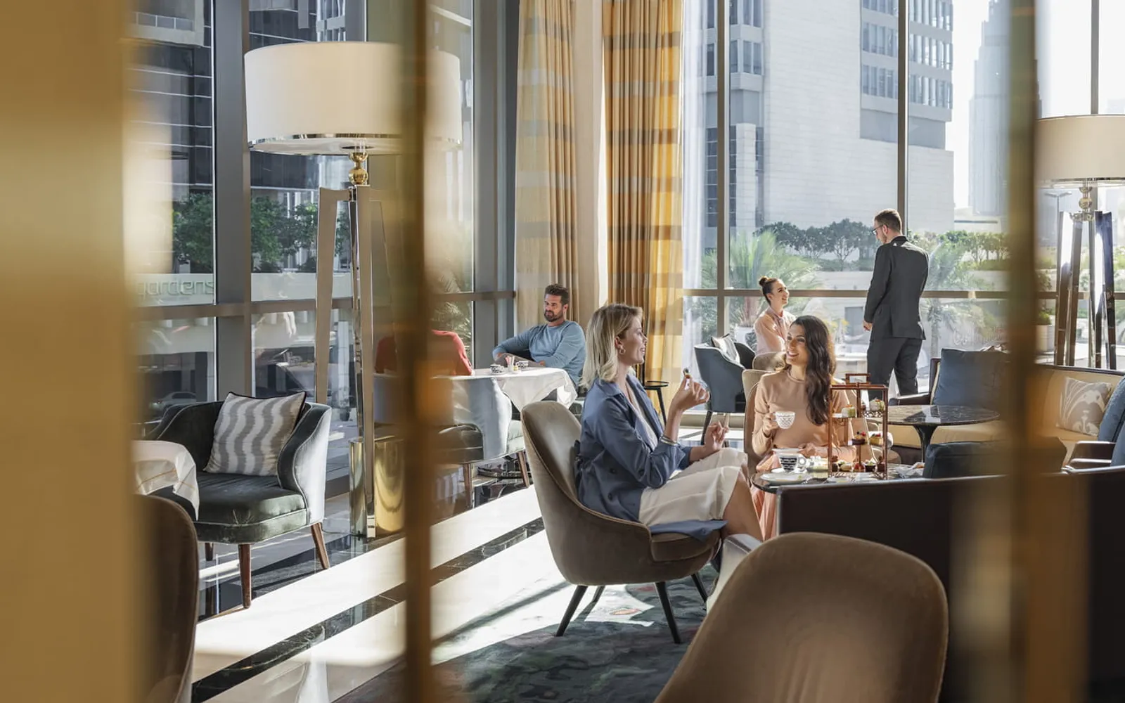 Four Seasons Hotel Dubai International Financial Centre, official Four Seasons photography for the dining section.