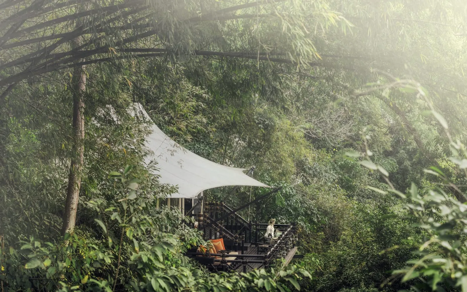 Four Seasons Tented Camp Golden Triangle Thailand, official Four Seasons photography for the accommodation section.
