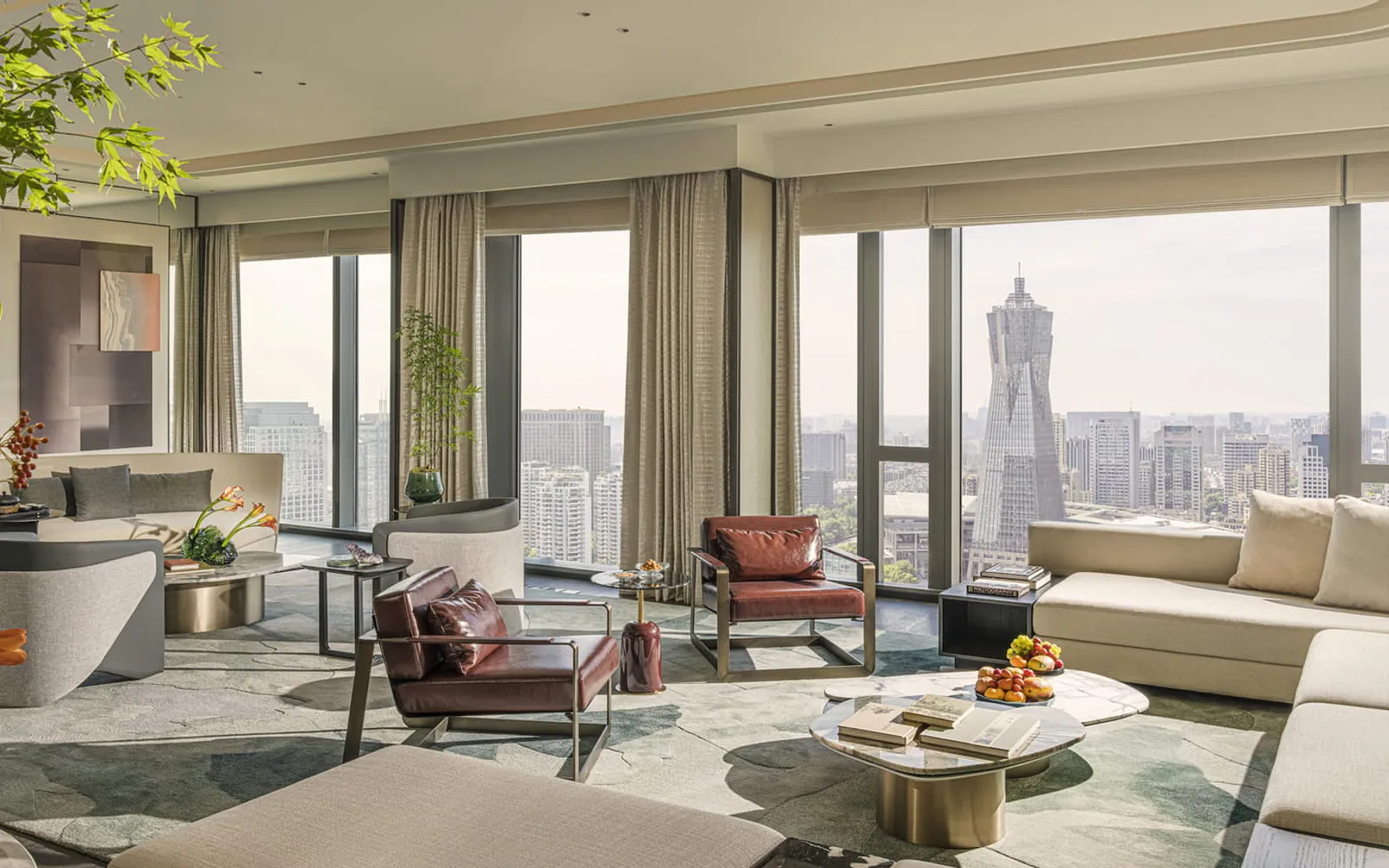 Four Seasons Hotel Hangzhou at Hangzhou Centre, official Four Seasons photography for the dining section.