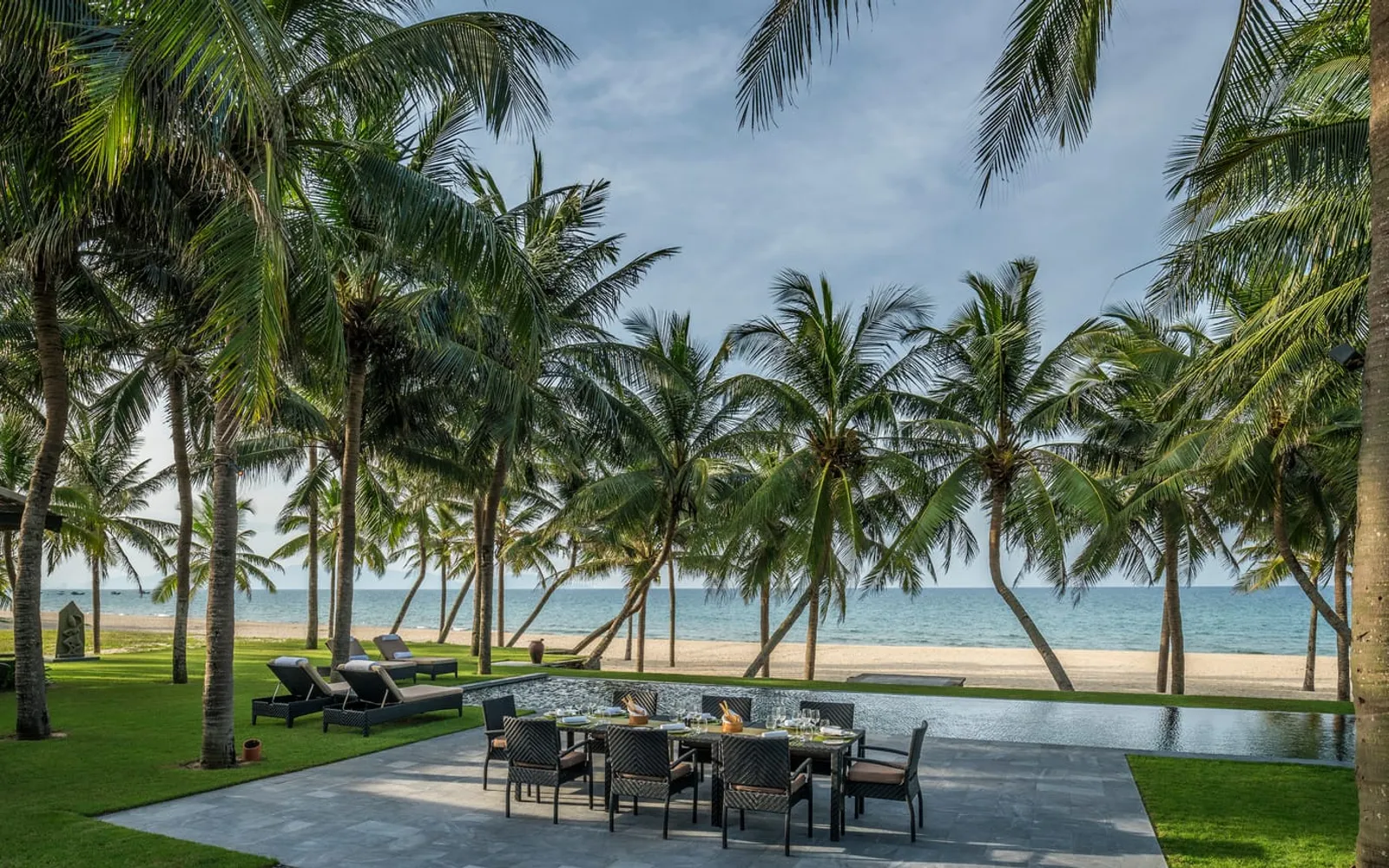 Four Seasons Resort The Nam Hai, Hoi An, Vietnam, official Four Seasons photography for the dining section.