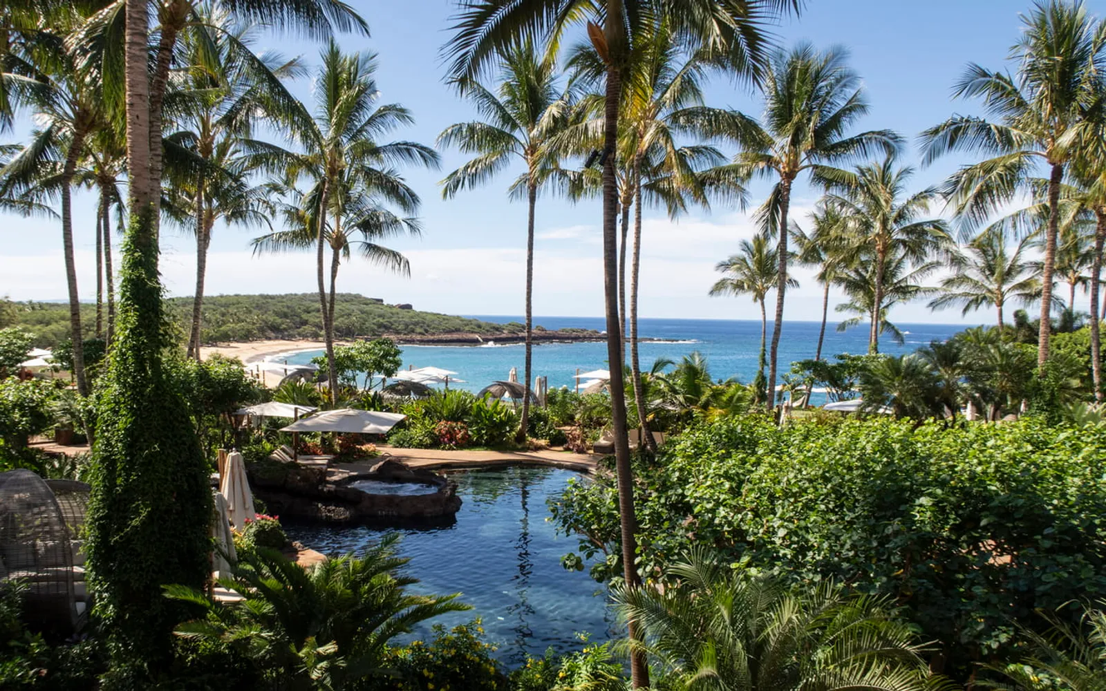 Four Seasons Resort Lanai, official Four Seasons photography for the hero section.