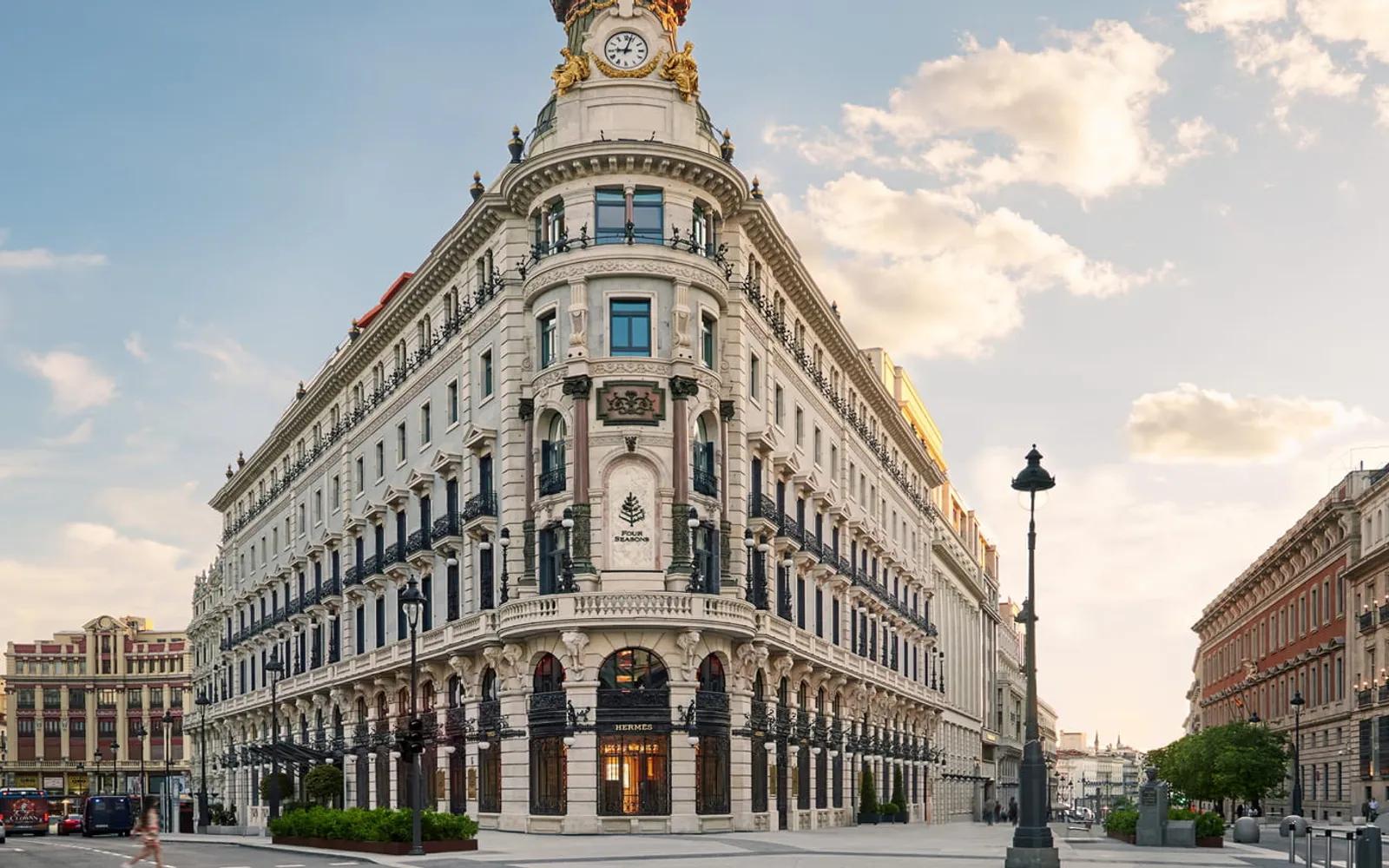 Four Seasons Hotel Madrid, official Four Seasons photography for the hero section.