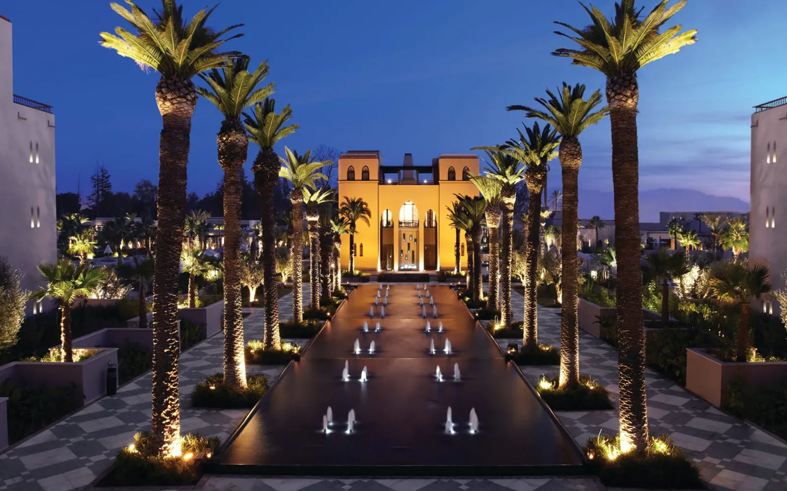 Four Seasons Resort Marrakech, official Four Seasons photography for the hero section.