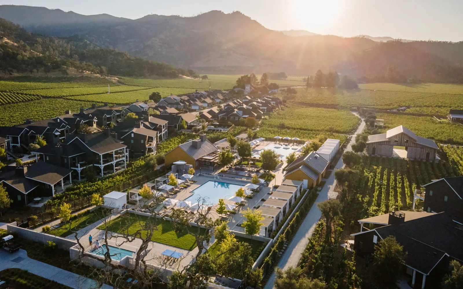 Four Seasons Resort and Residences Napa Valley, official Four Seasons photography for the hero section.